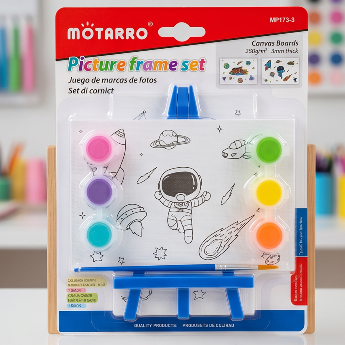 Motarro Colour-In Picture Frame Set