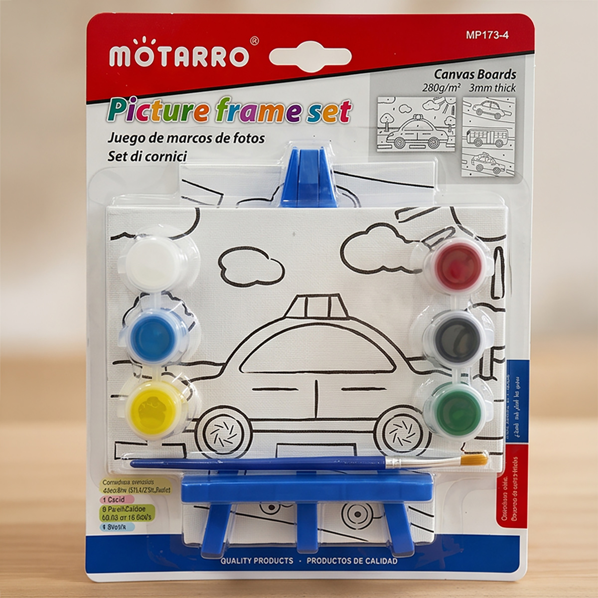 Motarro Colour-In Picture Frame Set