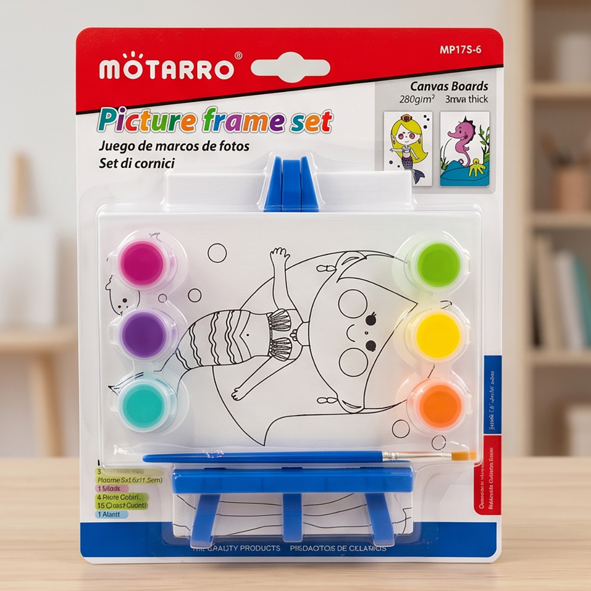 Motarro Colour-In Picture Frame Set