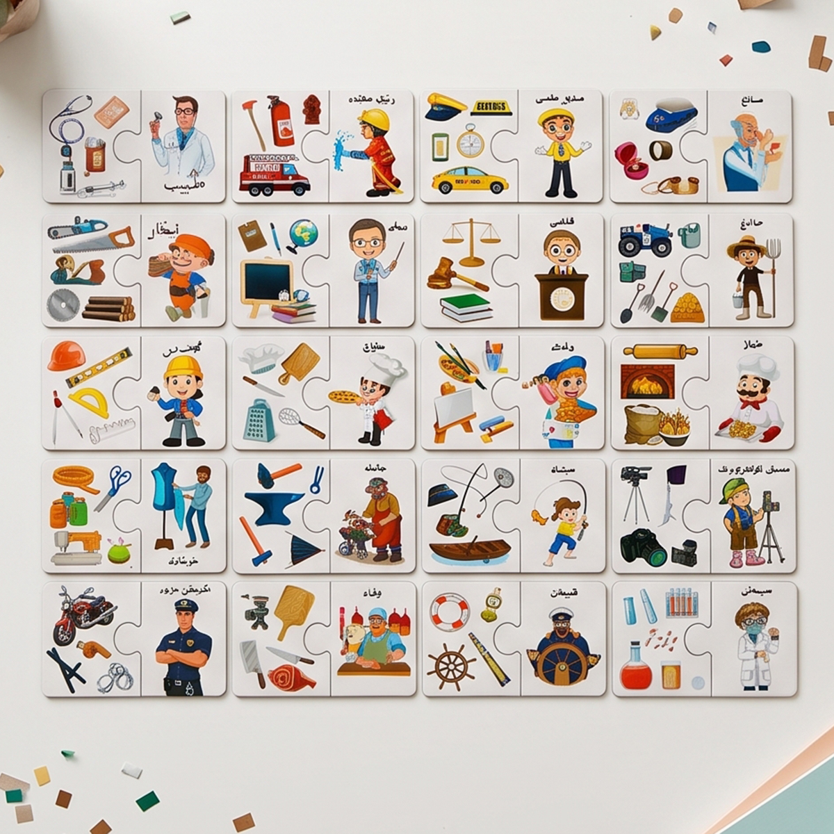 The Profession and Its Tools Puzzle Toy 40 Pieces