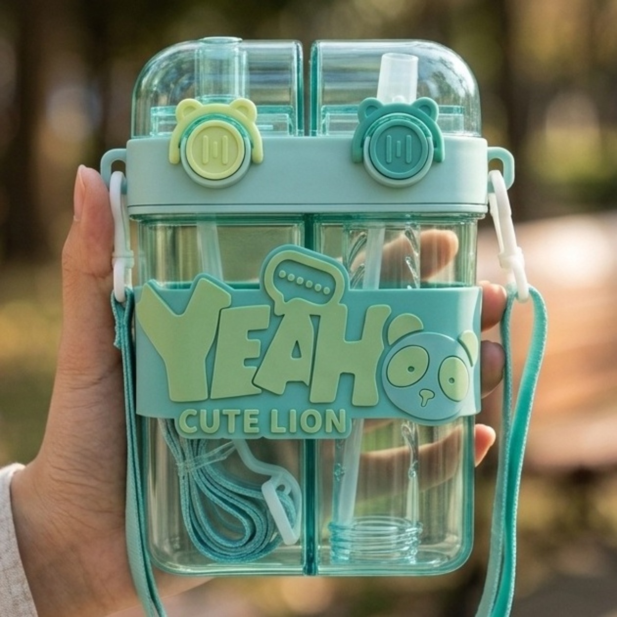 Yeahoo Dual Compartment Water Bottle