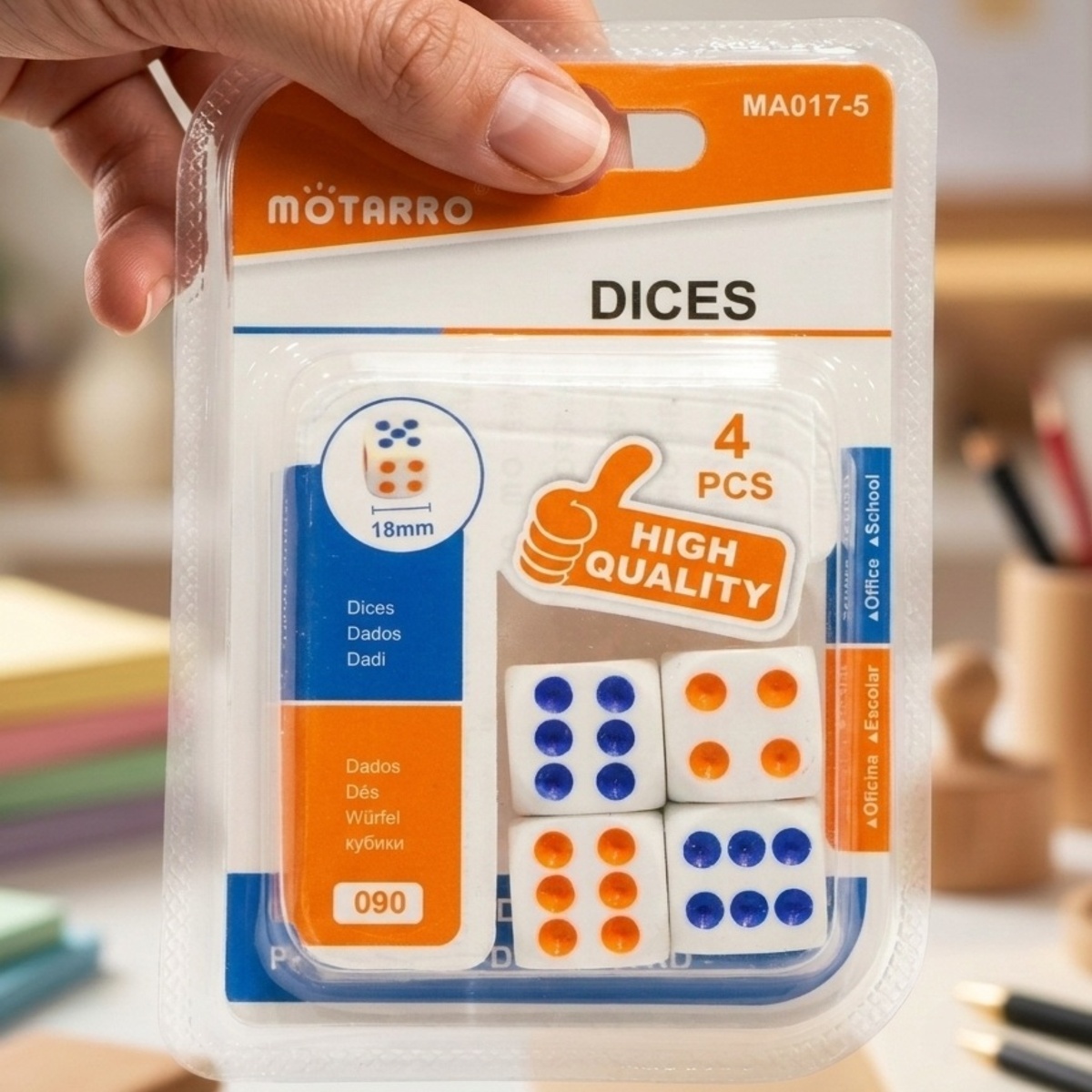 Motarro Dice 4 Pieces