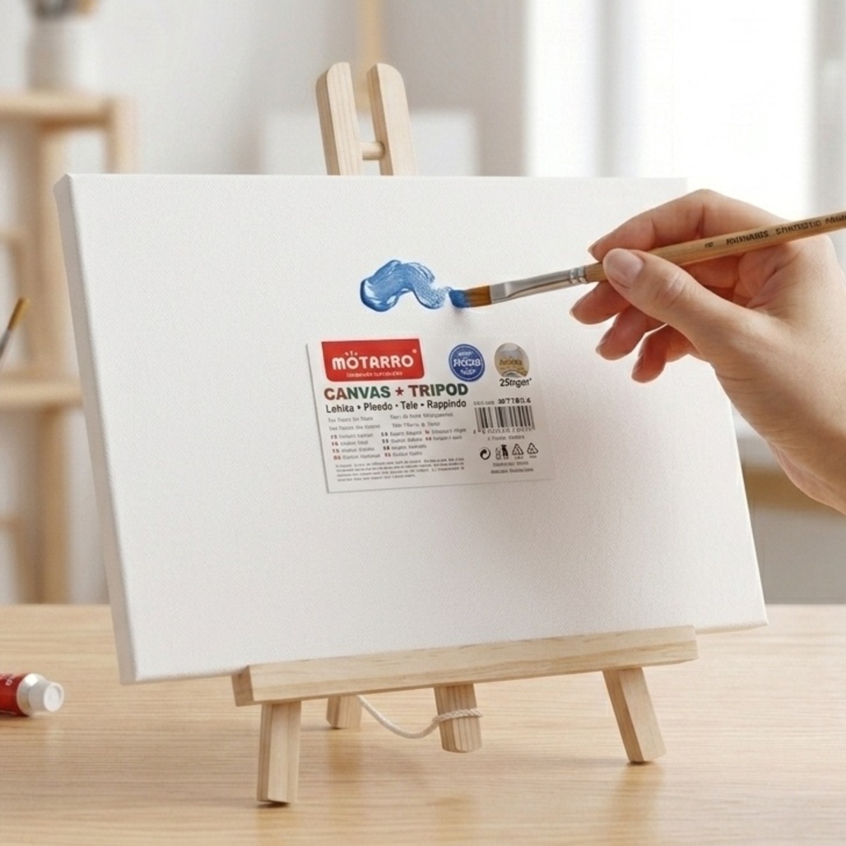 Canvas With Stand For Paint