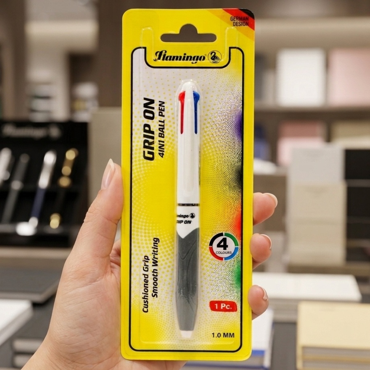 Flamingo Grip On 4 in 1 Ball Pen