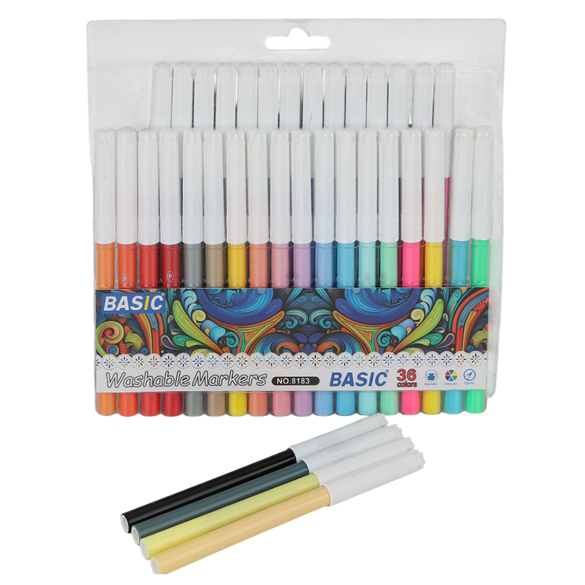 Basic Multiple Color Pen 36 Colors