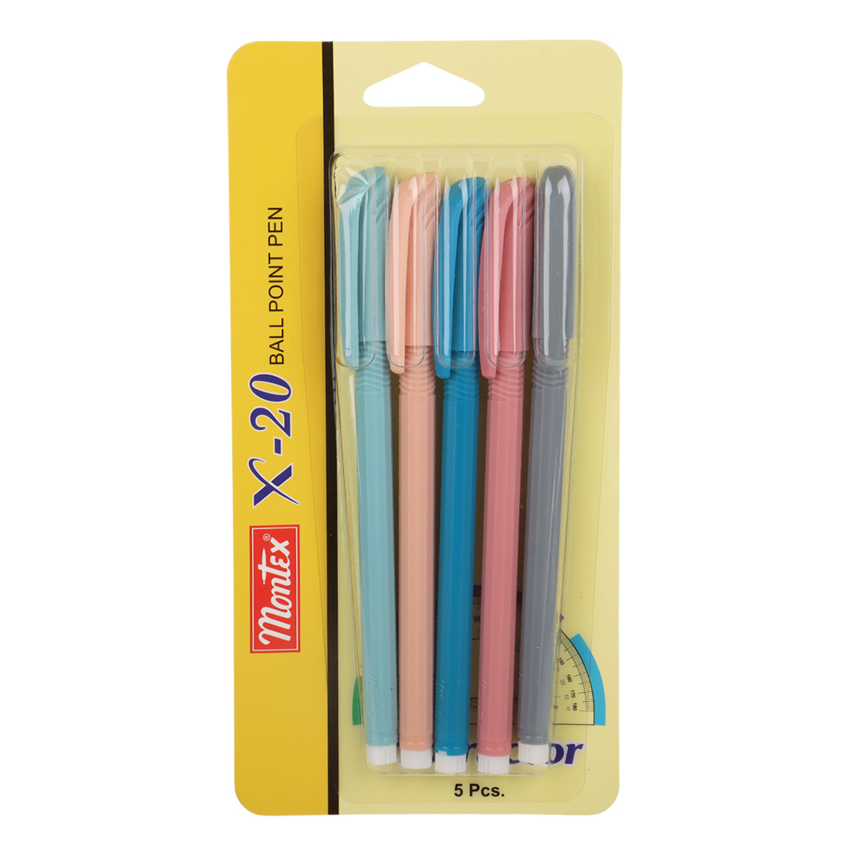 Montex X20 Ball Point Pen 5 Pieces