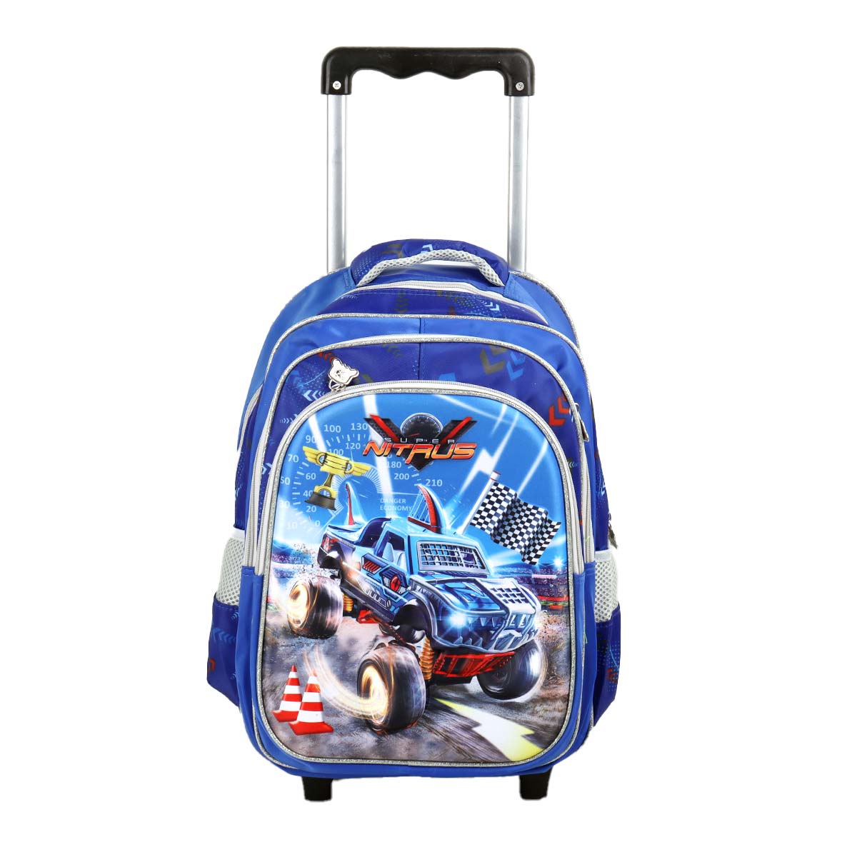 Printed Trolley & Backpack Bag For Boys