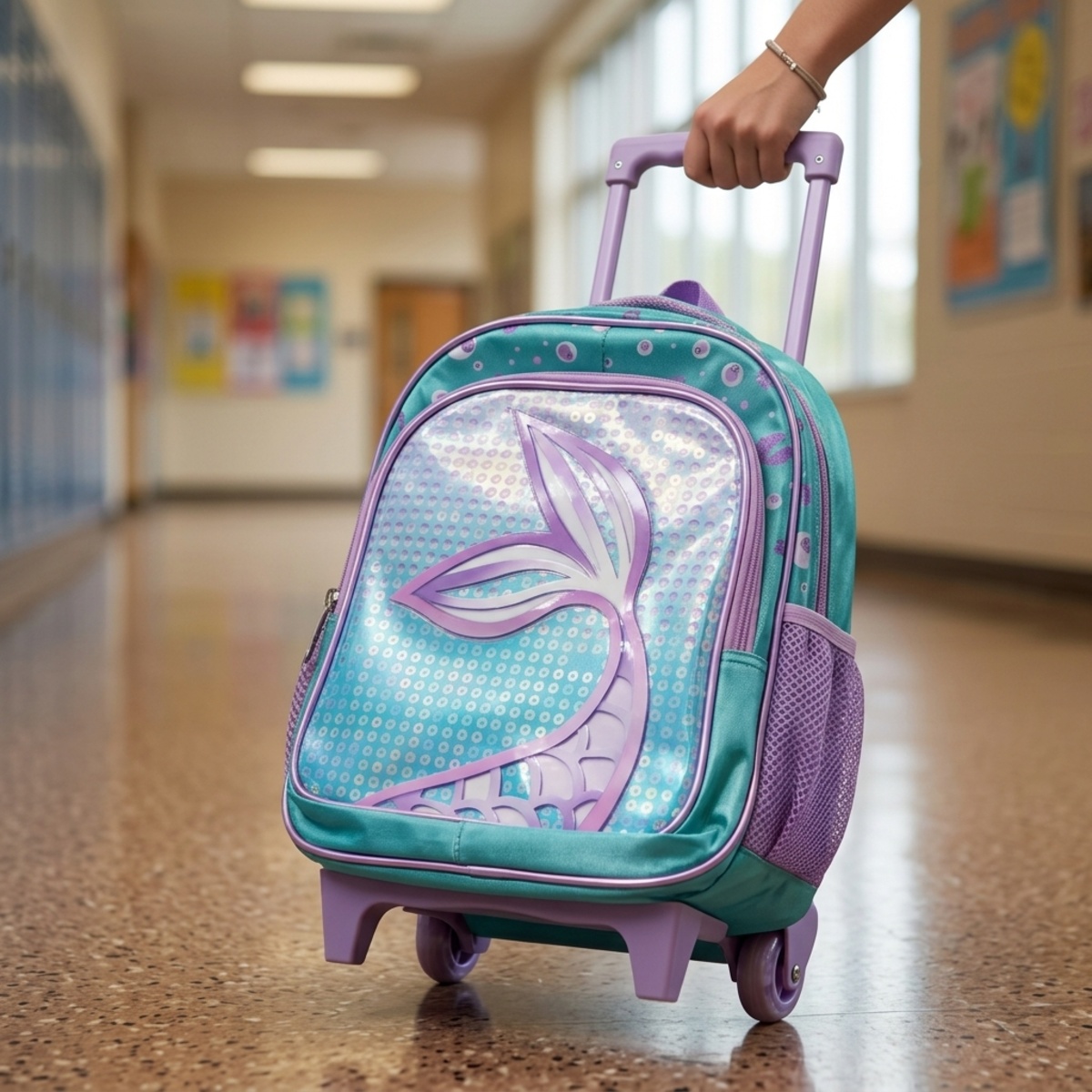 Trolley School Bag Girls