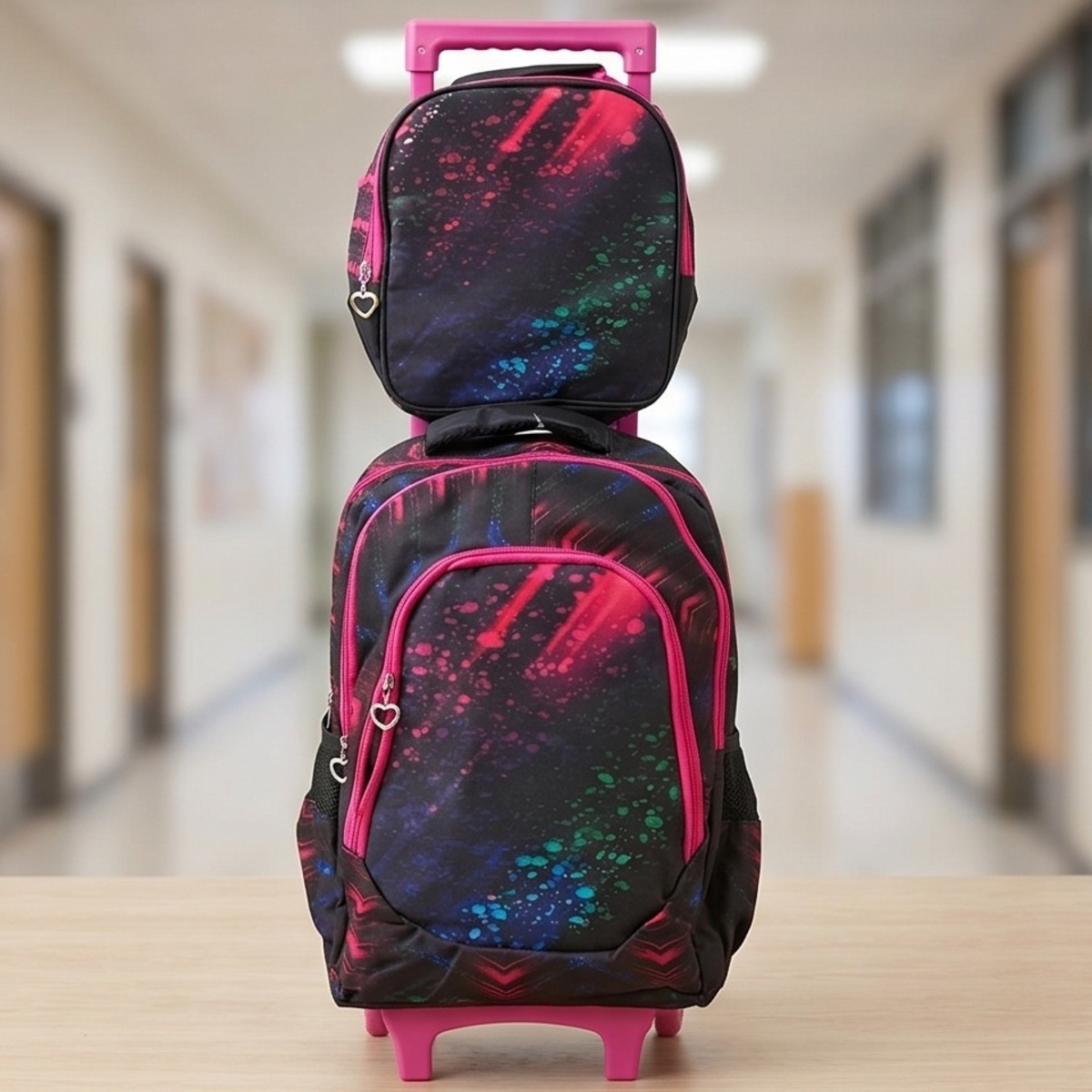 Kids Trolley Backpack For Girls