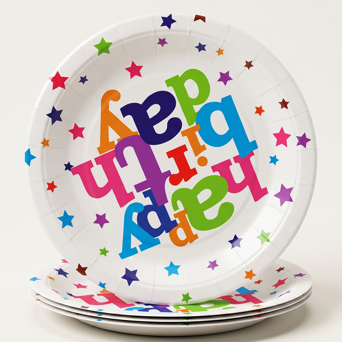 Happy Birthday Paper Plates
