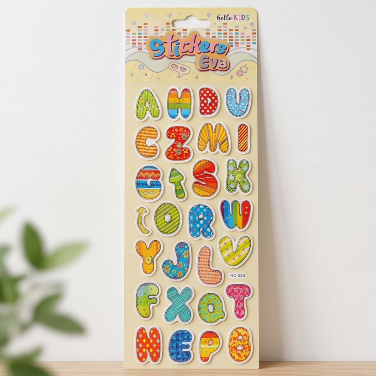Eva Alphabet Stickers