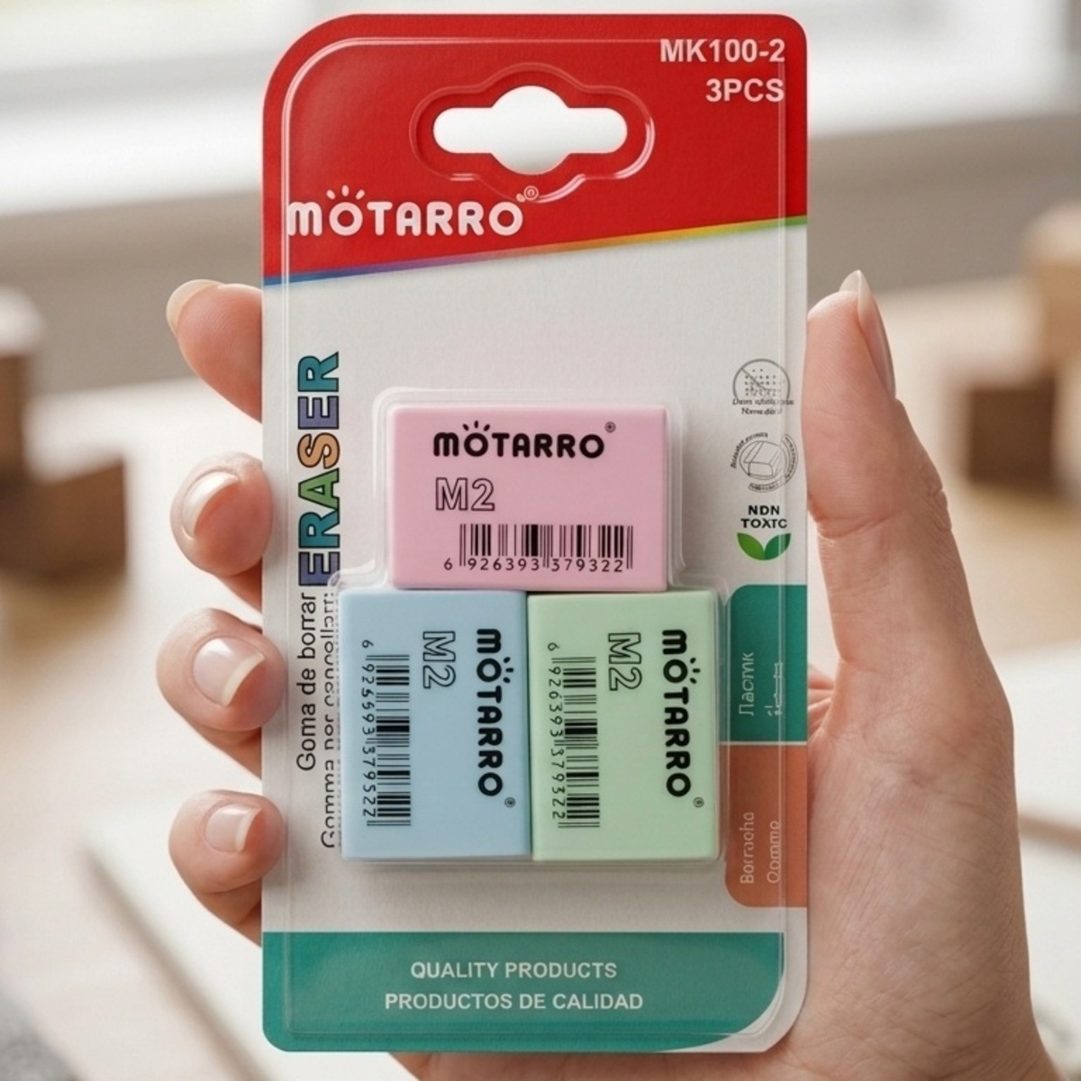 Motarro Eraser 3 Pieces