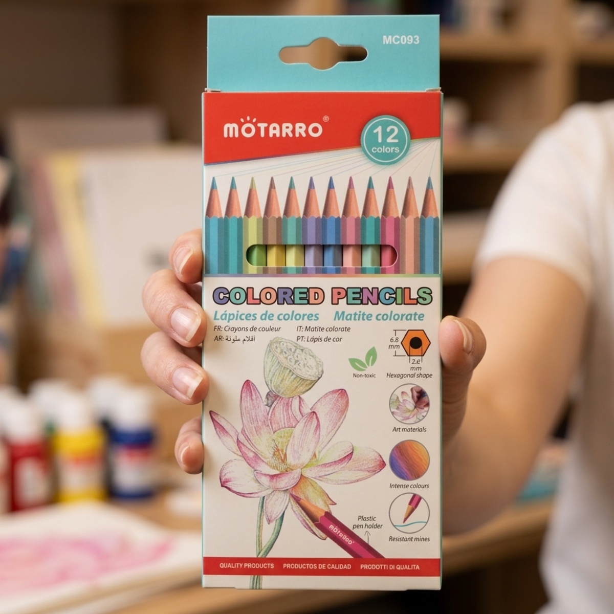 Motarro Colored Pencils 12 Colors