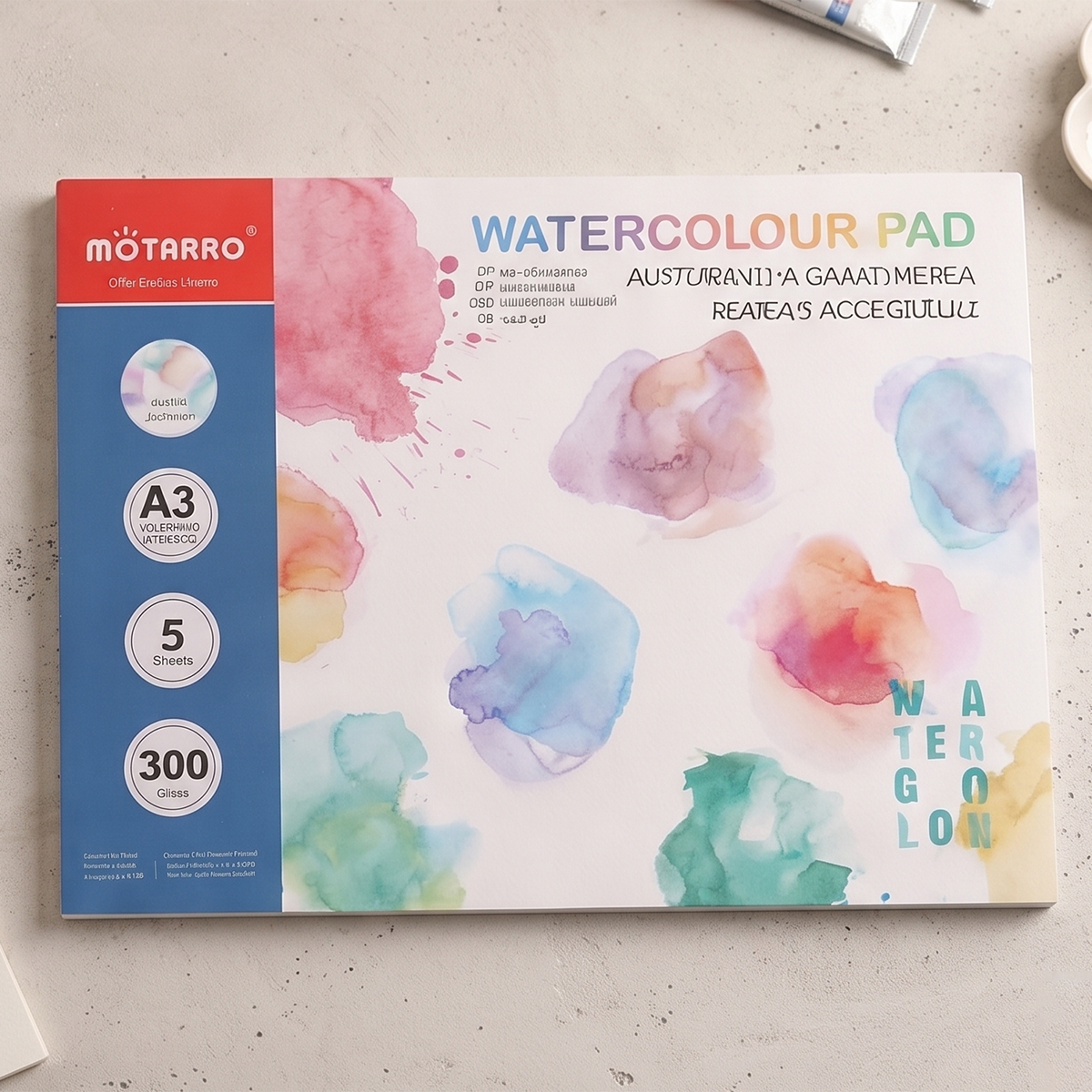 Motarro Water Color Pad A3 Size 5 Sheets