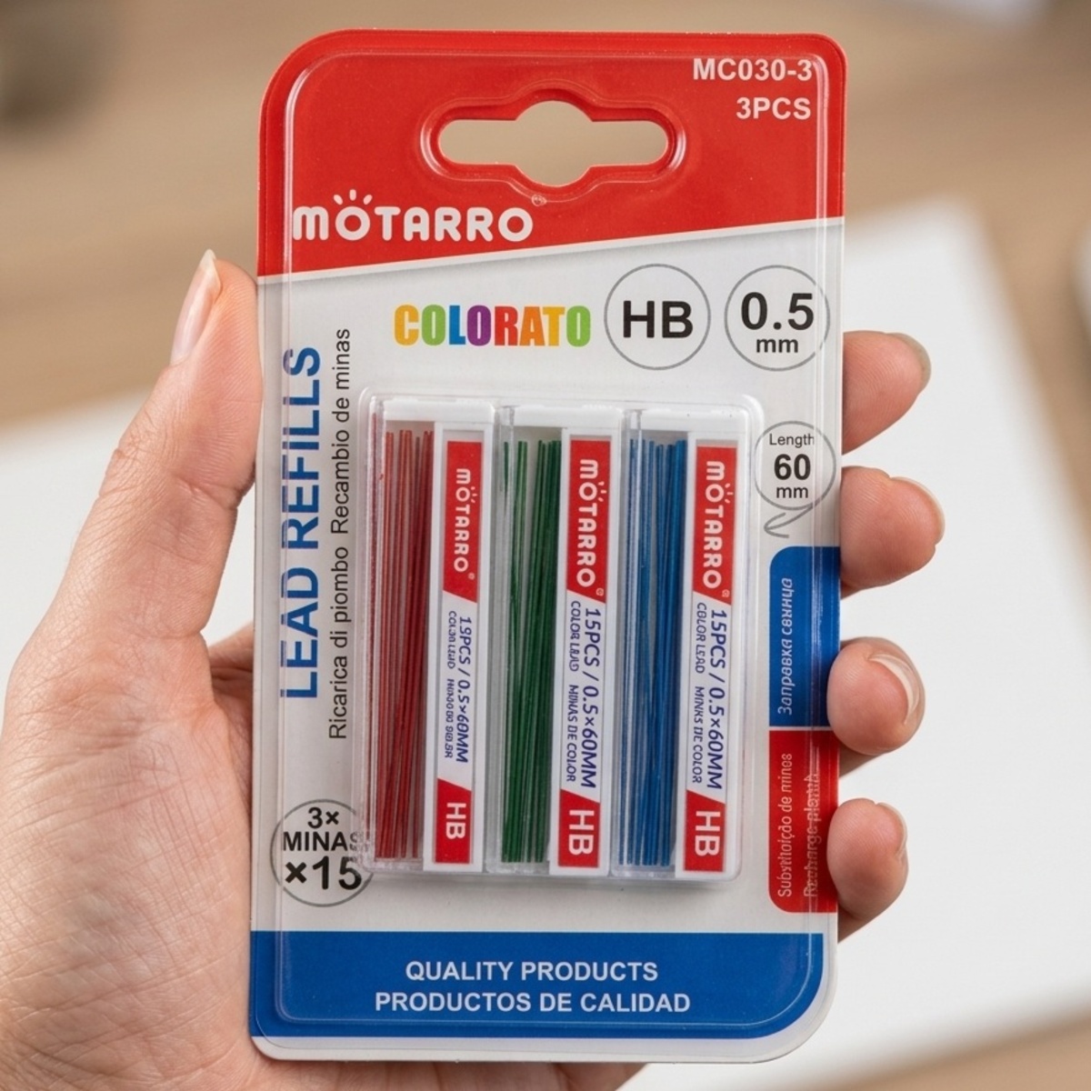 Motarro Color Lead Refills HB 0.5mm