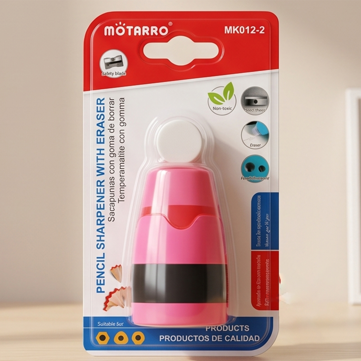 Motarro Pencil Sharpener With Eraser