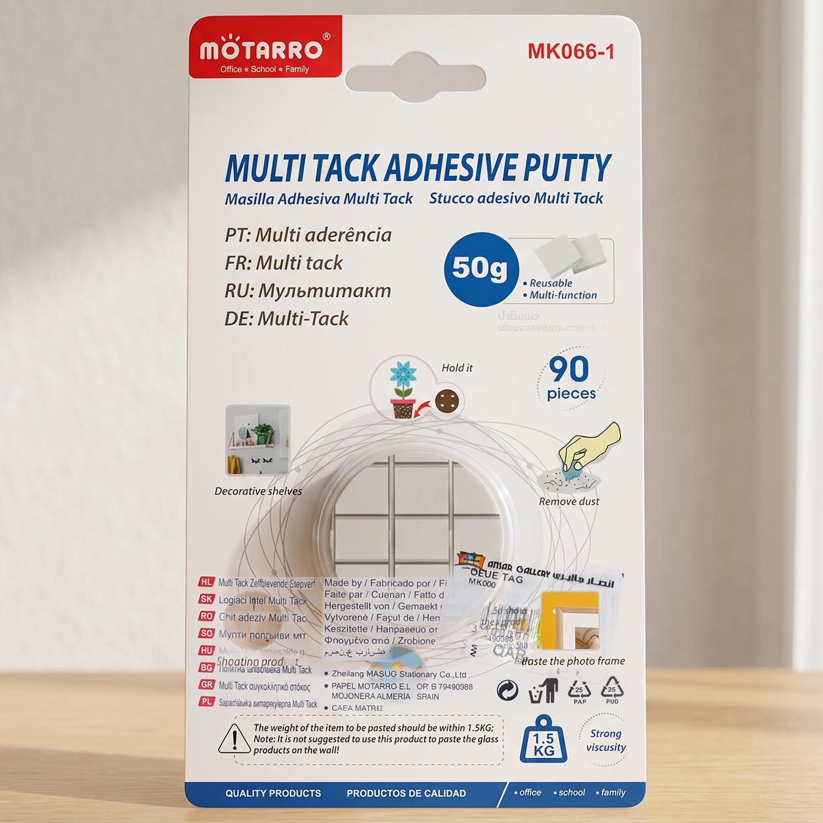 Motarro Multi Tack Adhesive Putty 90 x 50g