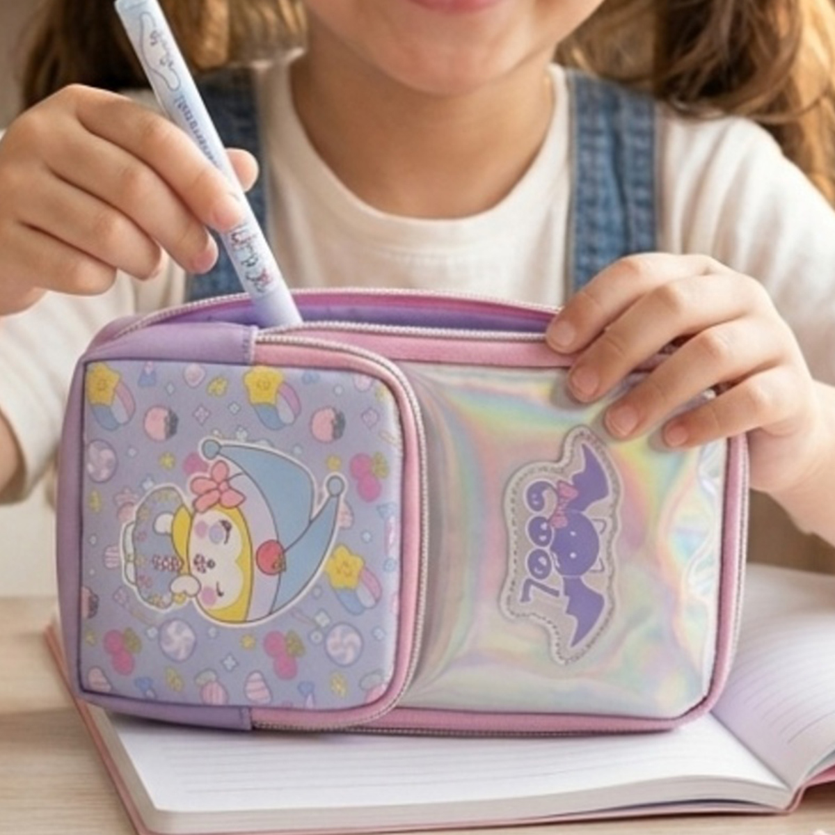Pencil And Pen Pouch Holographic