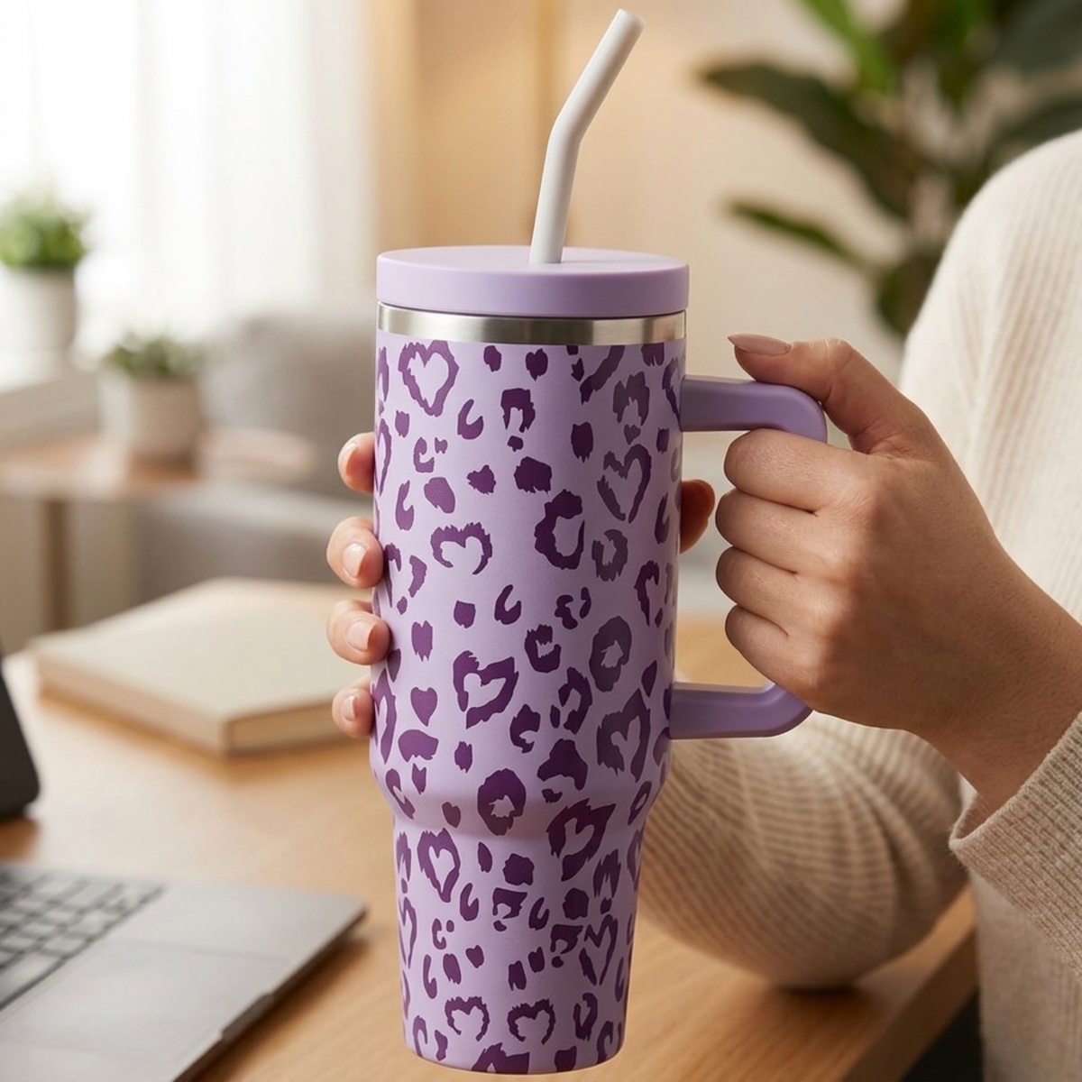 Girls Travel Tumbler with Handle