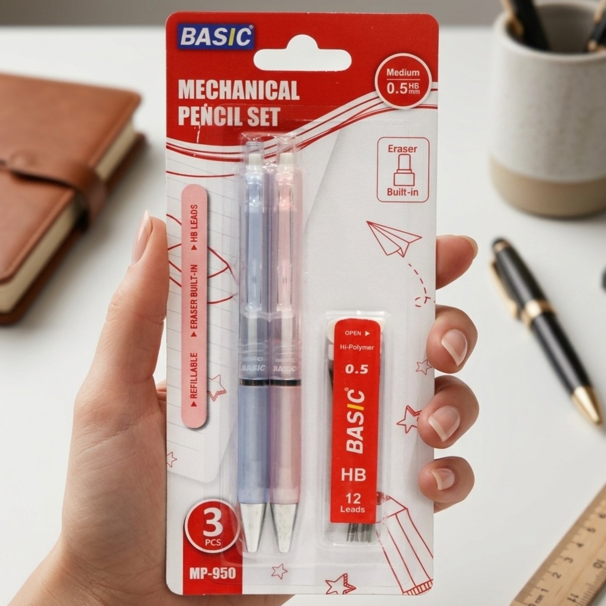 Basic Mechanical Pencil Set 0.5mm