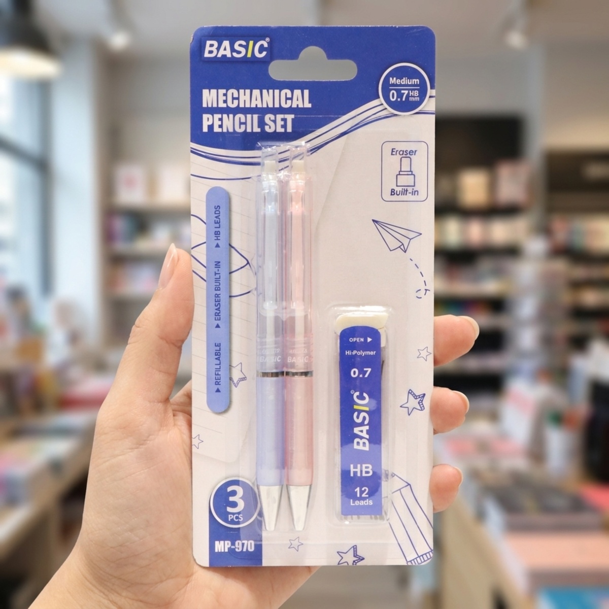 Basic Mechanical Pencil Set 0.7mm