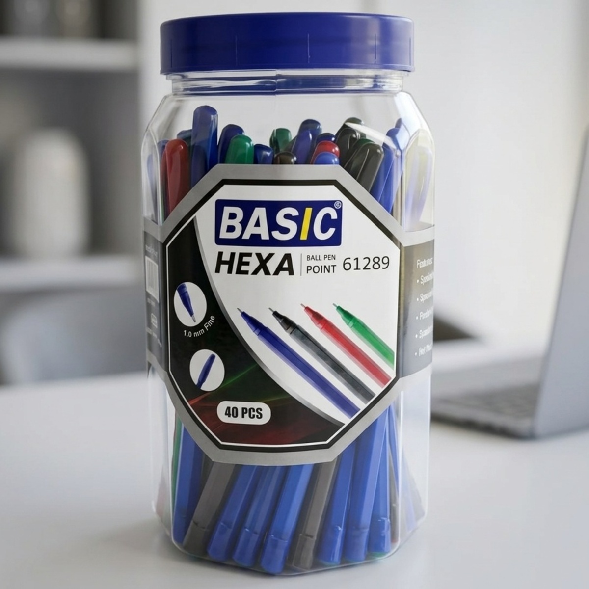 Basic Ball Pen Jar 40 Pieces