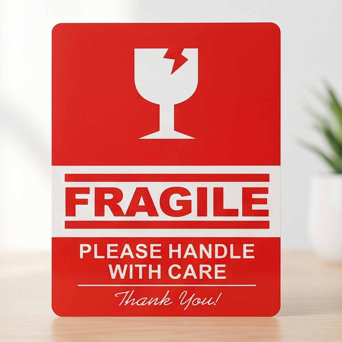 Italo Fragile Sign Sticker