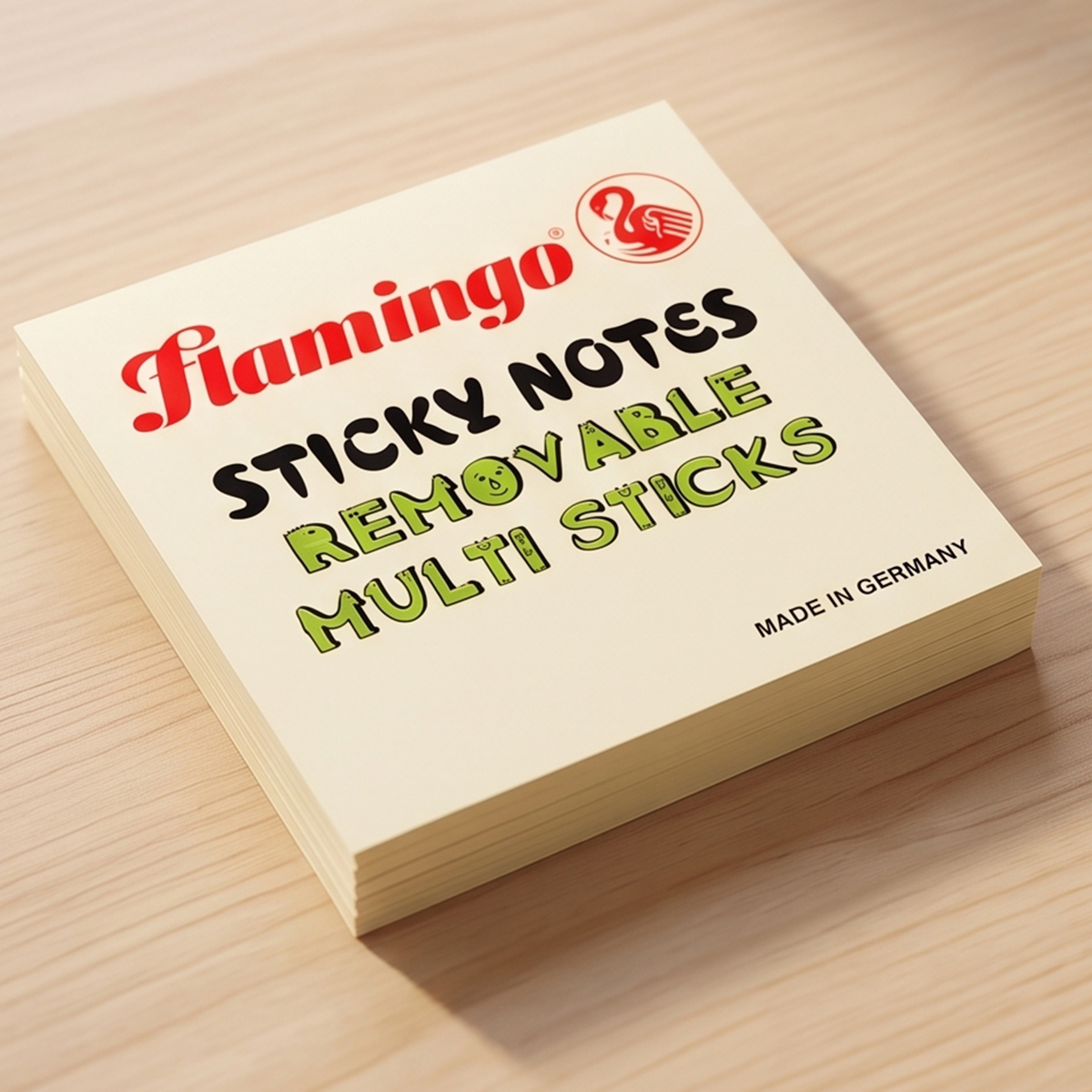 Flamingo Sticky Notes 3x3 Inches