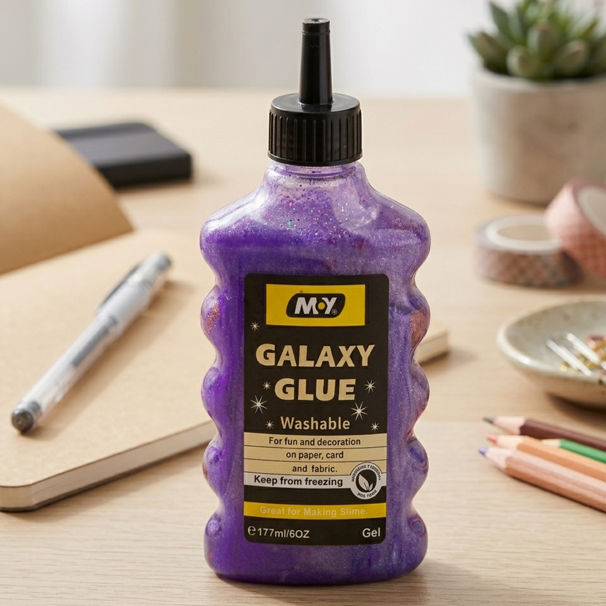 M.Y Galaxy Glitter Glue Washable Gel 177ml