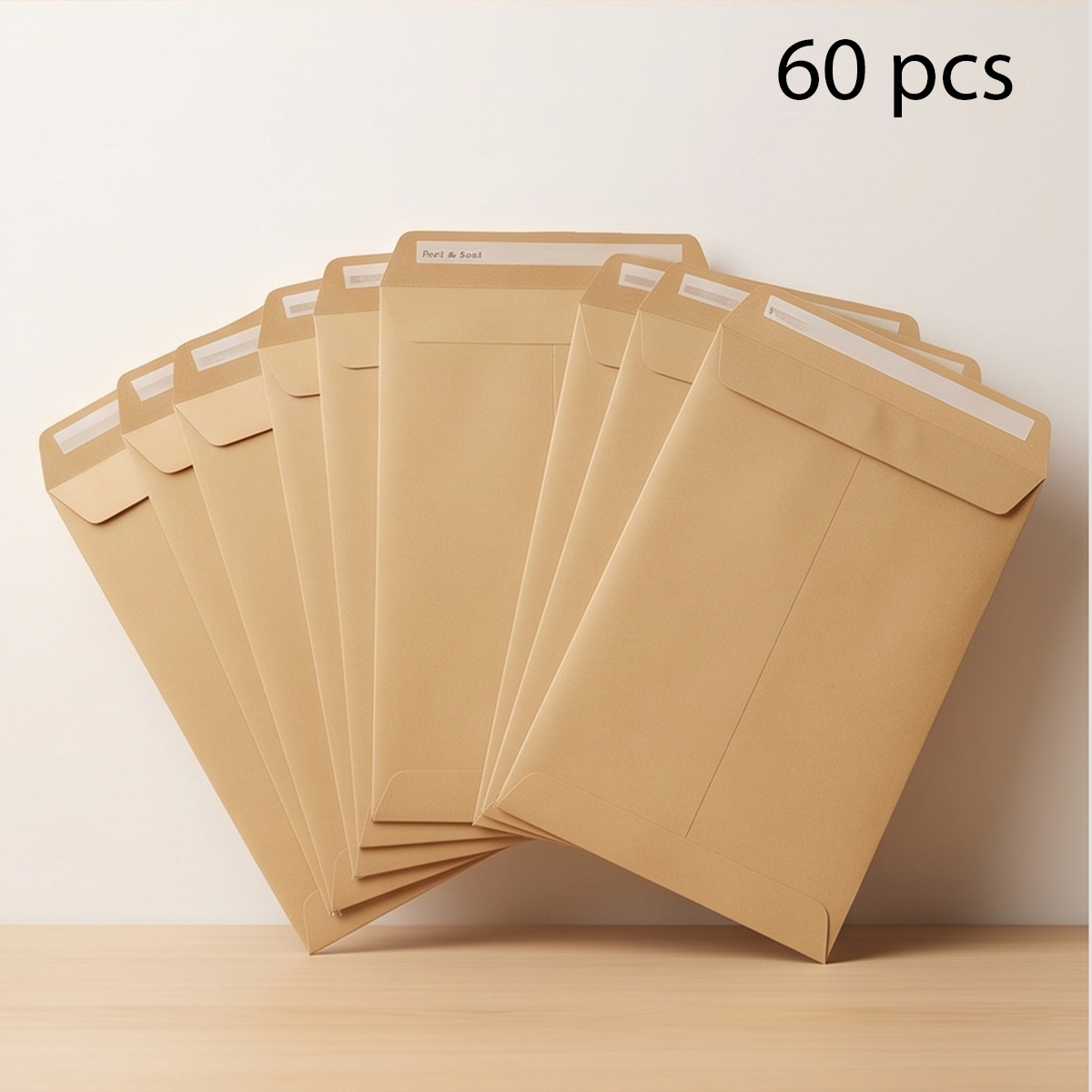 Paperline Brown Envelope 60 Pieces