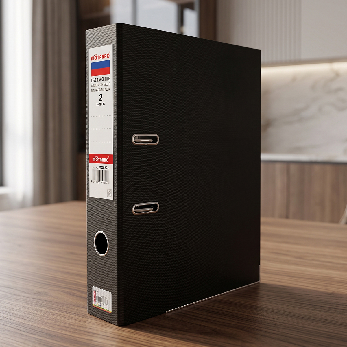 Motarro 2 Holes File Box Black