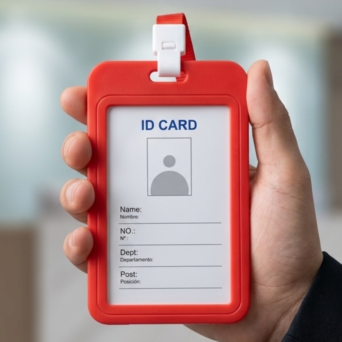 Id Holder With Lanyard