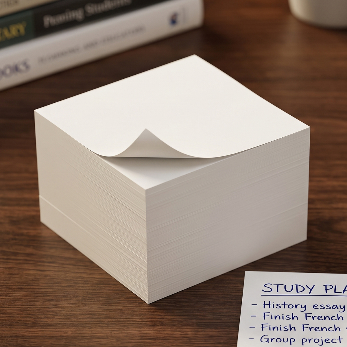 Off White Sticky Note