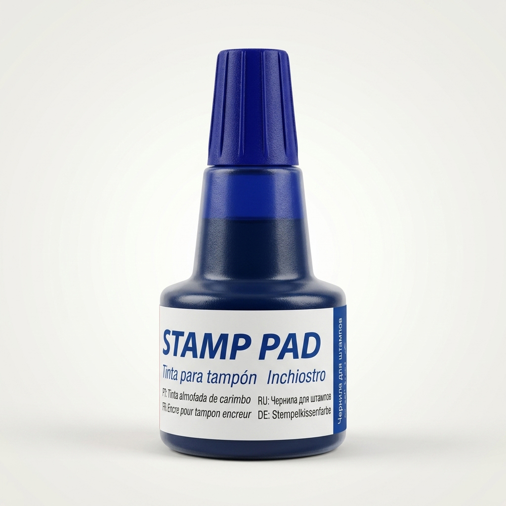 Stamp Pad Ink Blue