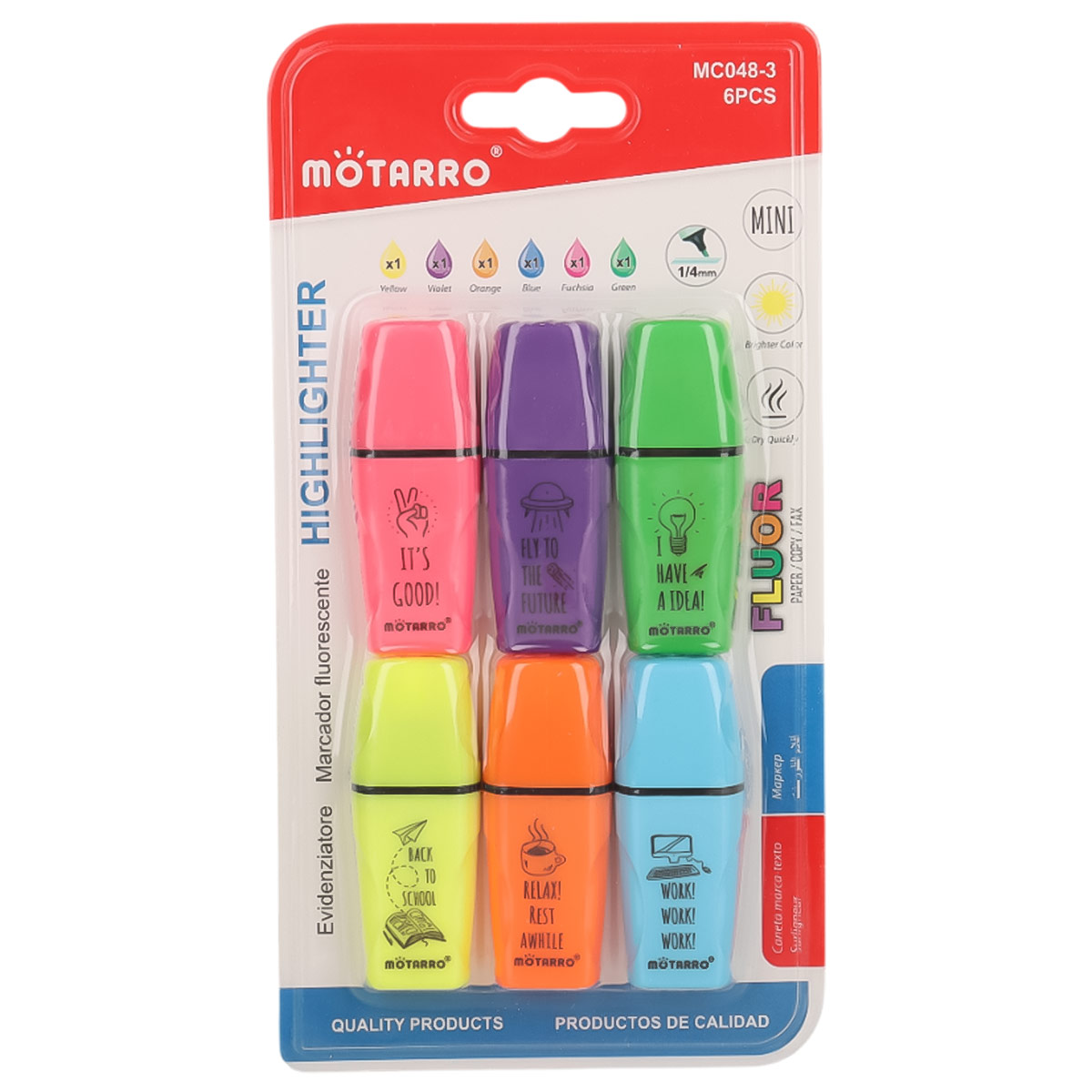 Motarro Highlighter 6 Pieces