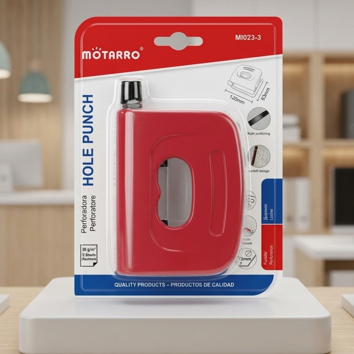 Motarro Double Hole Punch
