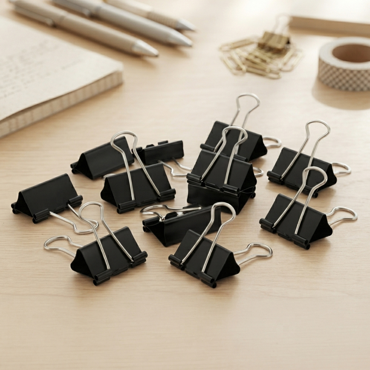 Binder Clips Black
