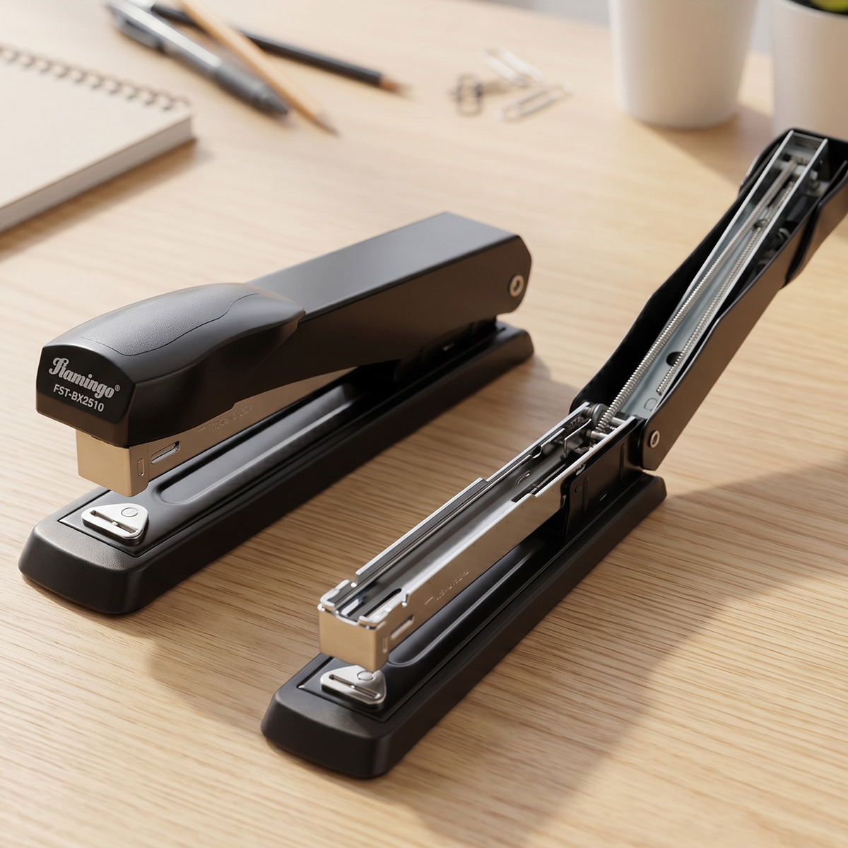 Flamingo Silk Matte Finish Metal Stapler