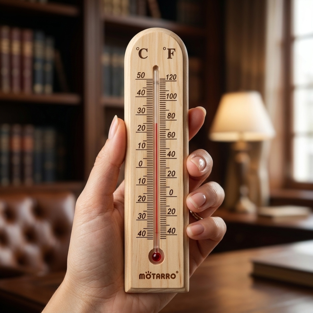 Motarro Thermometer Wooden