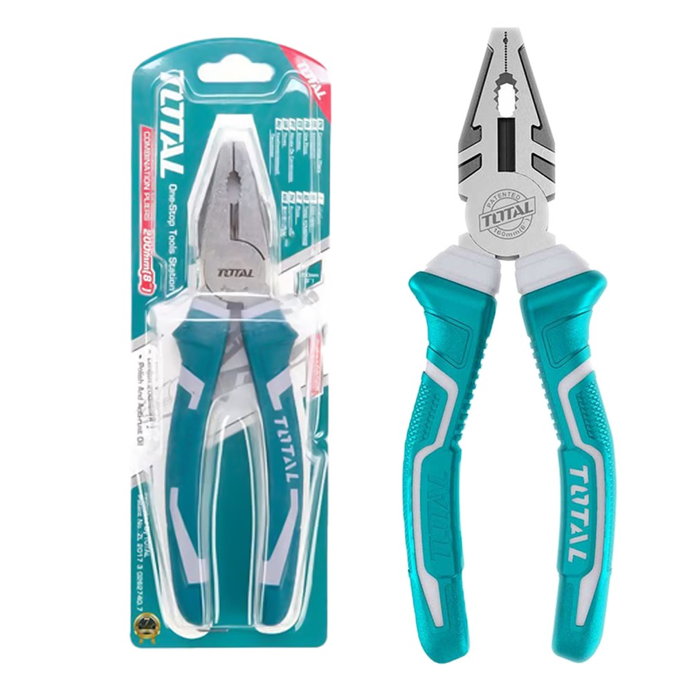 Total High Leverage Combination Pliers 200mm THT110606P | Tools | Hand Tools | Plumbing Tools Total High Leverage Combination Pliers 200mm THT110606P | Tools | Hand Tools | Plumbing Tools