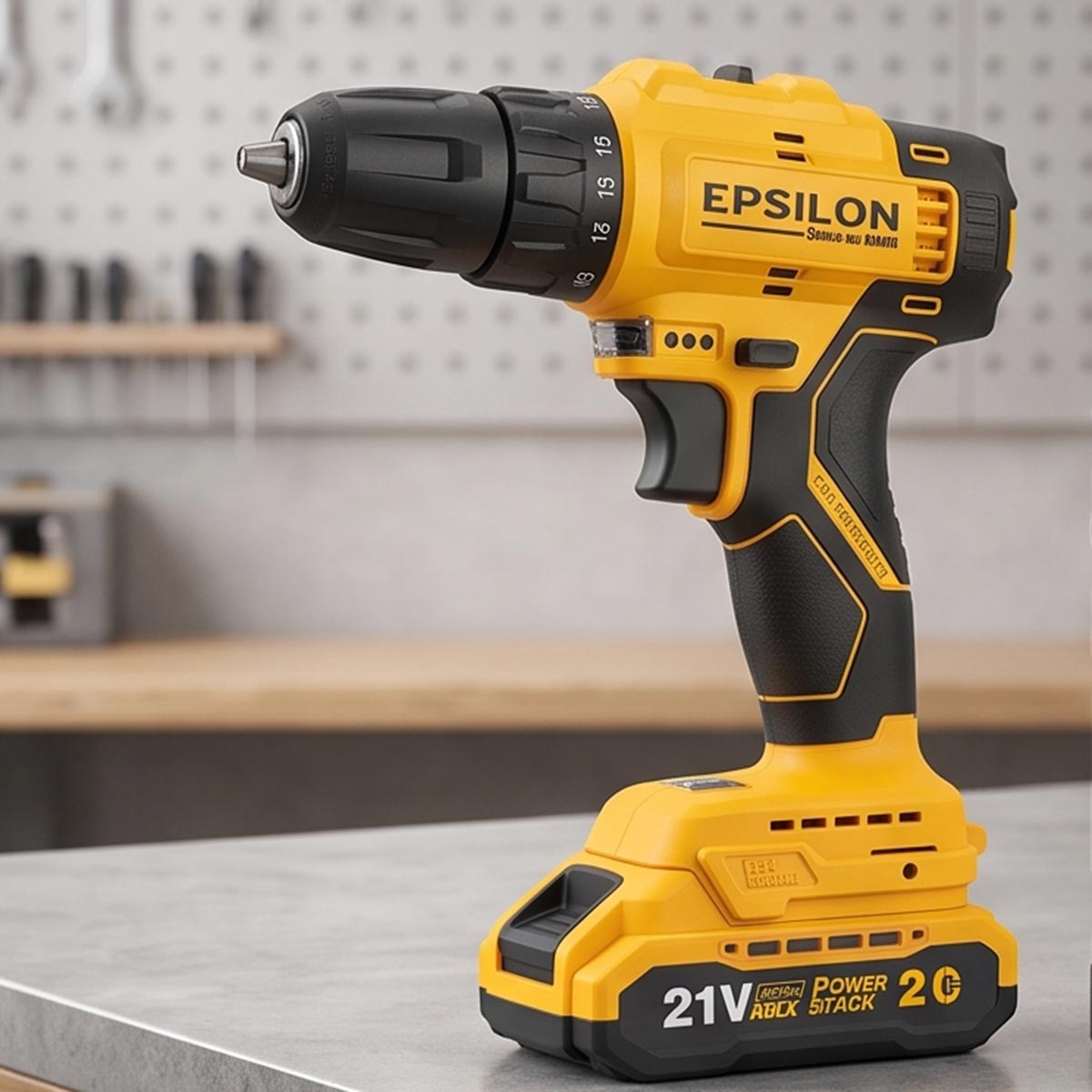 Epsilon 21V Cordless Lithium-Ion Power Drill Driver