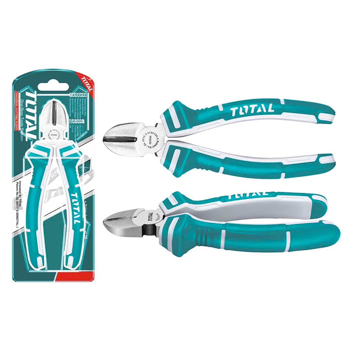 Total Diagonal Cutting Pliers Set 3 Pieces