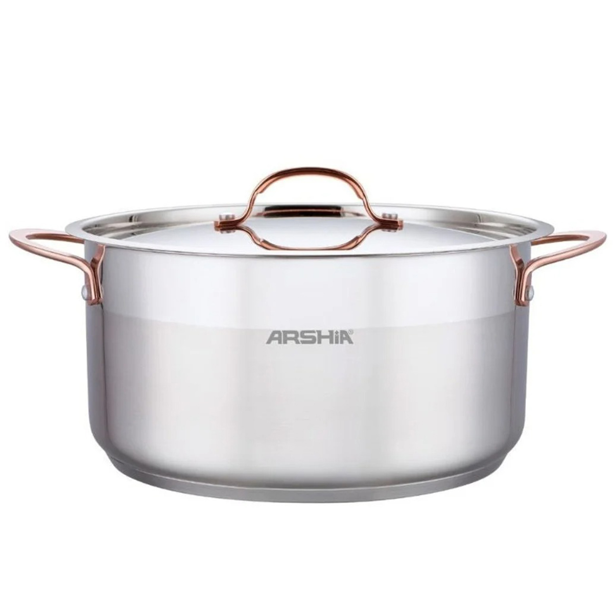 Arshia Casserole Stainless Stell With Cover 24cm