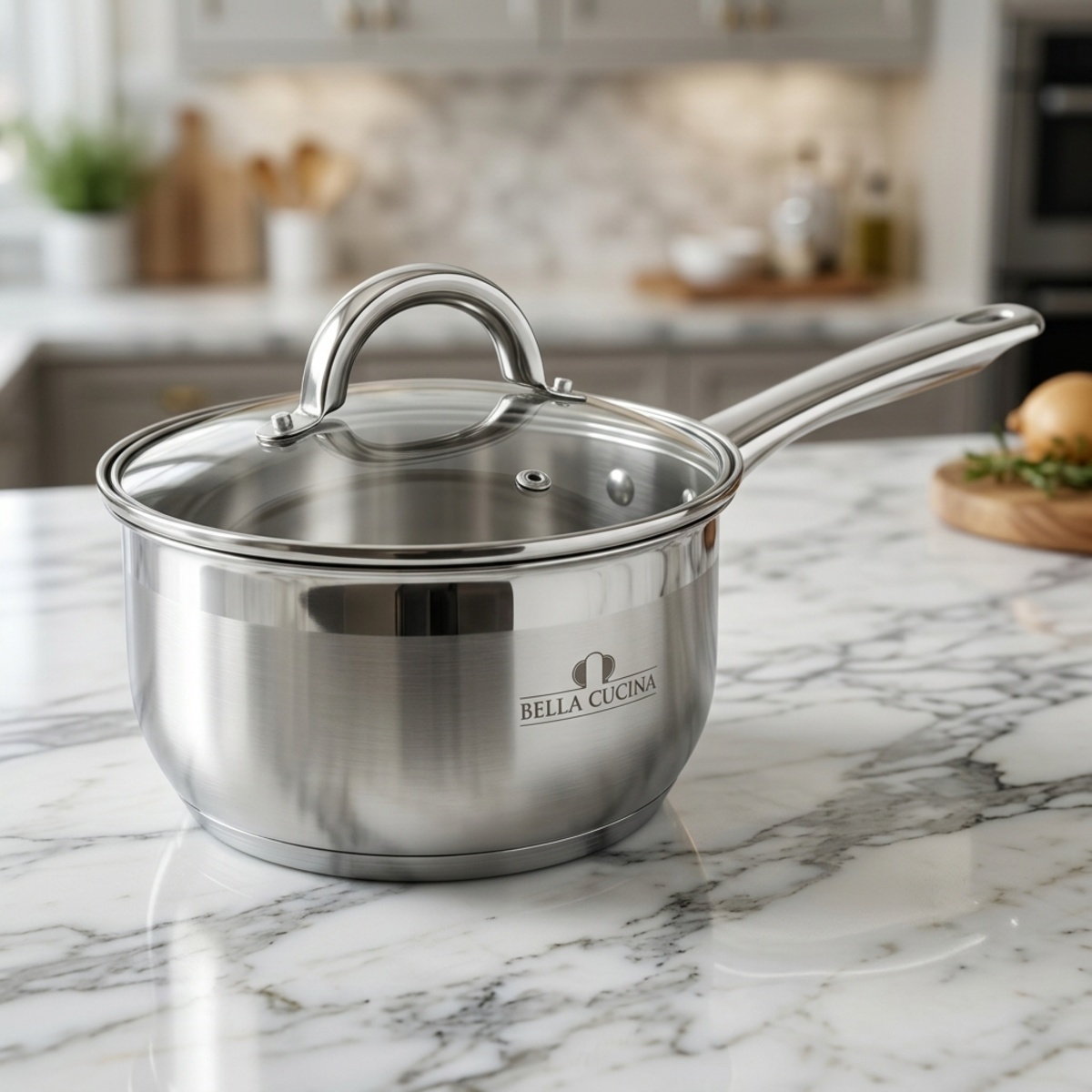 Bella Cucina Stainless Steel Saucepan 14cm