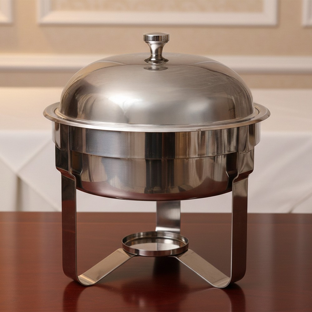 Round Stainless Steel Chafing Dish 4L