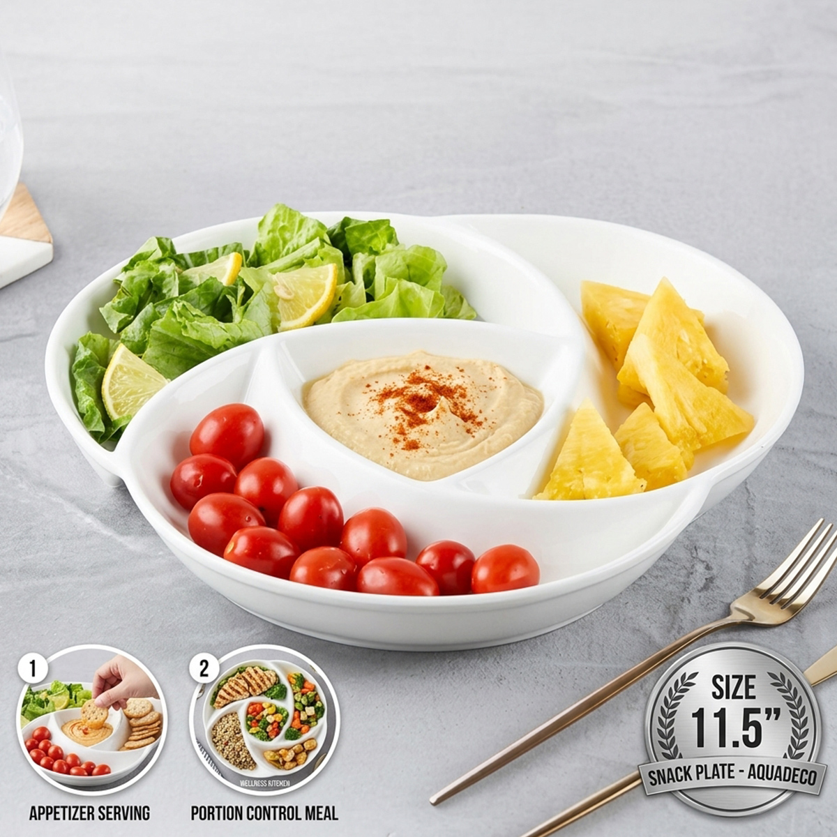 Divided Plate | Dining Essentials | Dinnerware | Plates Divided Plate | Dining Essentials | Dinnerware | Plates