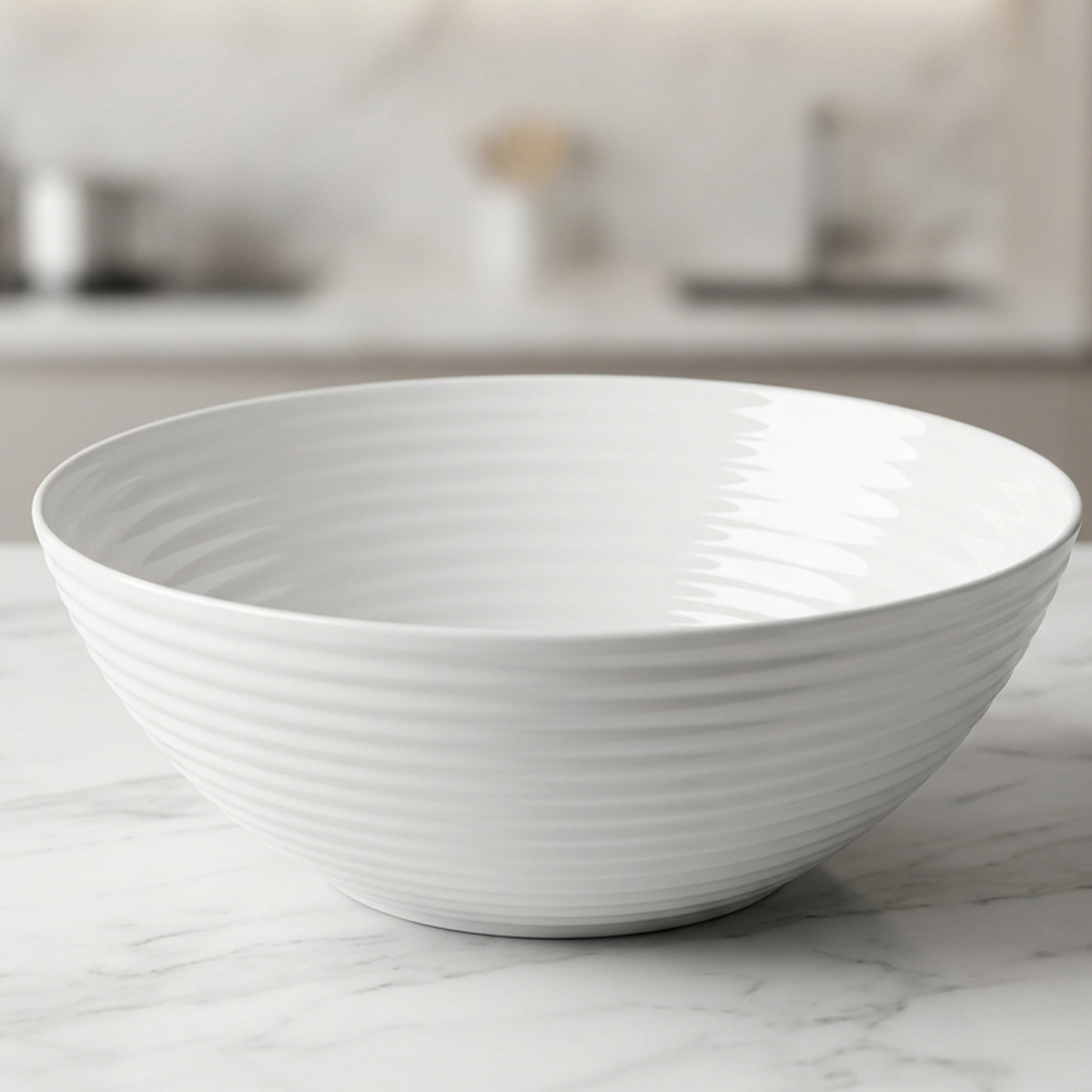 Luminarc Harena White Opal Salad Bowl