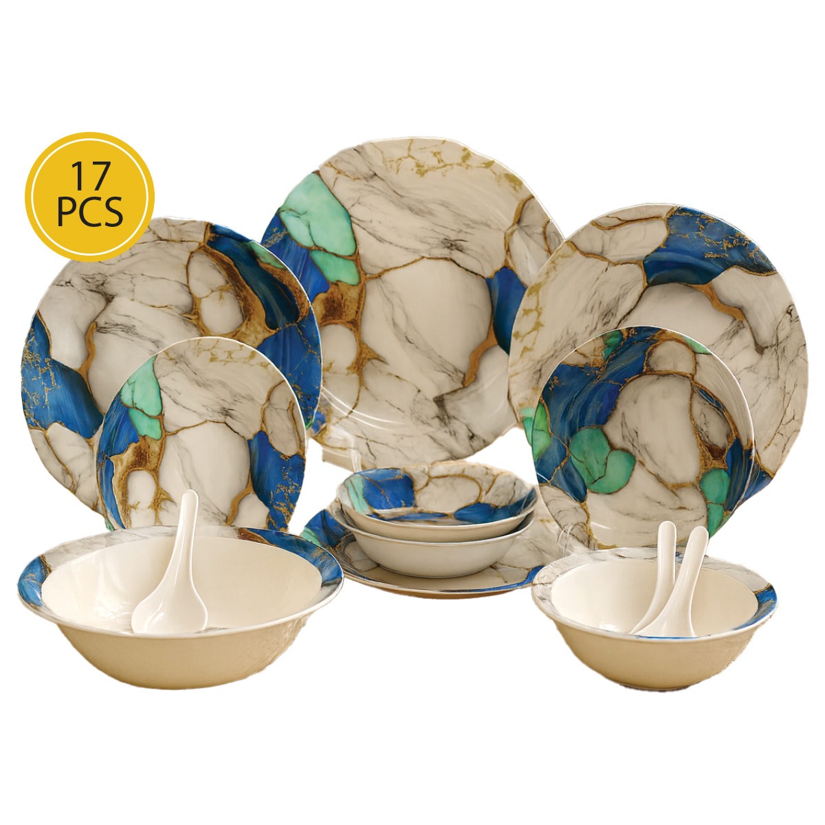 Melamine Dinner Set 17pcs