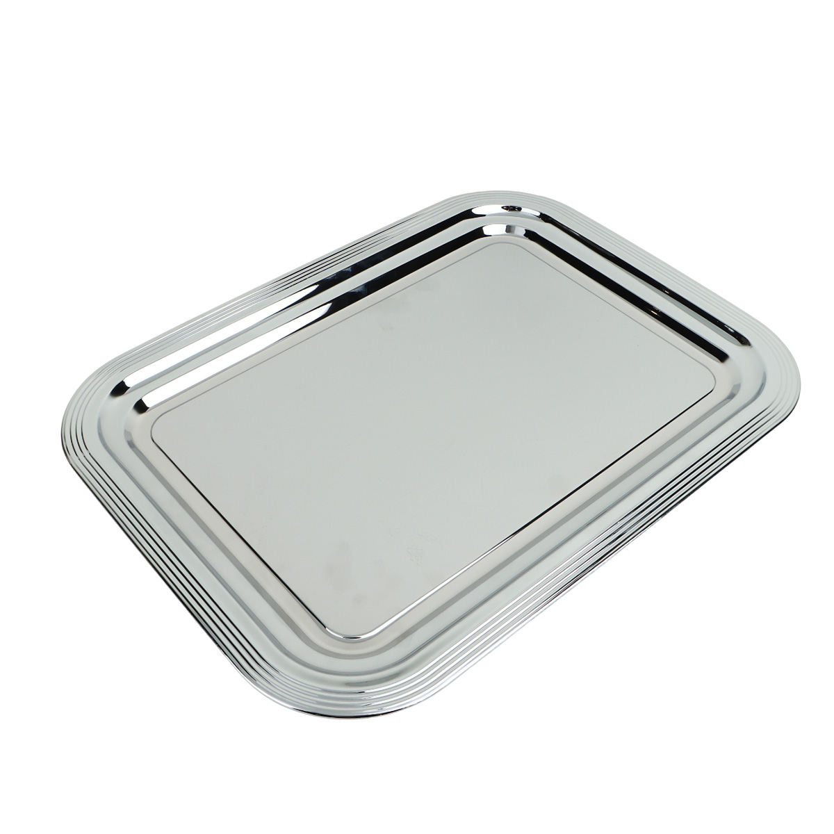 Silver Tray Stainless Steel Single