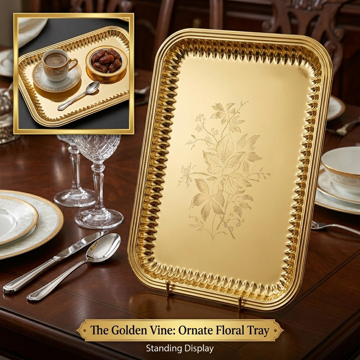 Tray Golden Small